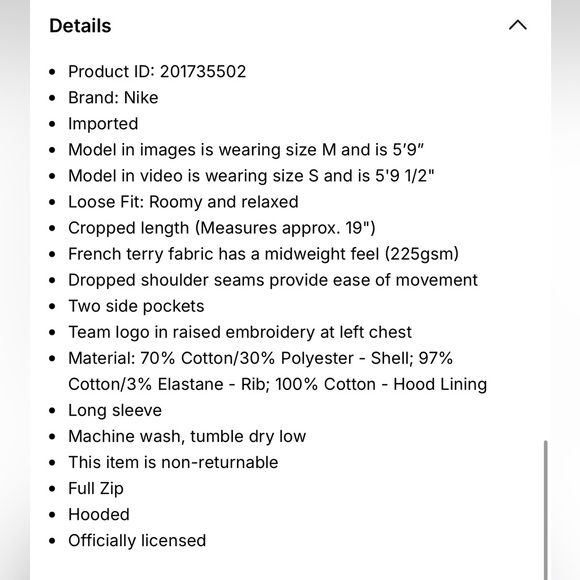 New York Yankees Nike Cropped Chill Full - Zip Hoodie - Picture 6 of 9